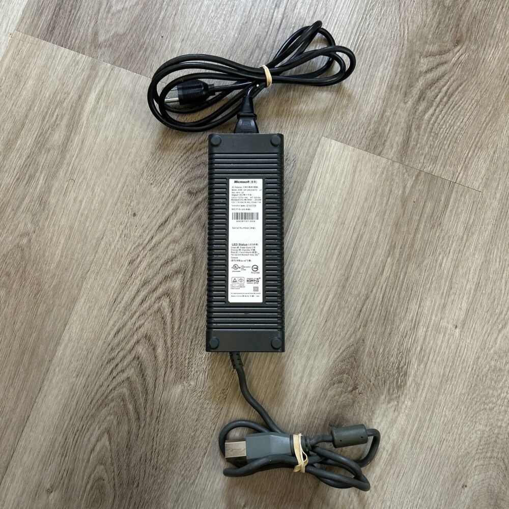 Microsoft Xbox 360 AC Adapter Power Supply HP-AW205EF3 Original OEM Brick Tested